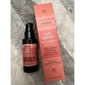Aveda Nutriplenish Multi-use Hair Oil Nutrient Powered hydration & Shine NEW $45